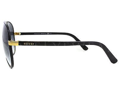 new authentic gucci sunglasses gg 2887s gg2887s black gold aviator